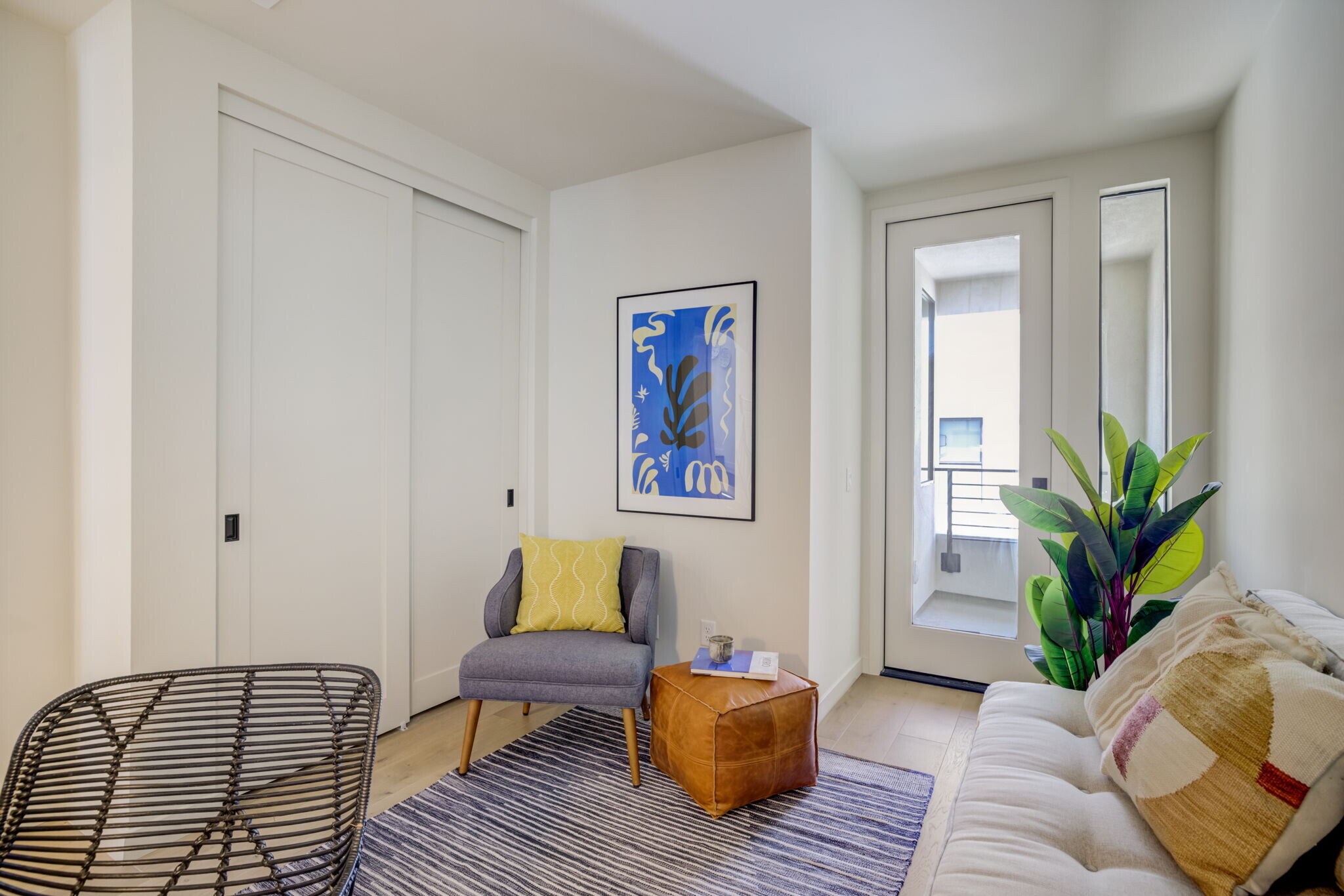 3rd Floor - 3rd Bedroom or Office with Closet and Balcony - 4518 Ayla Ln