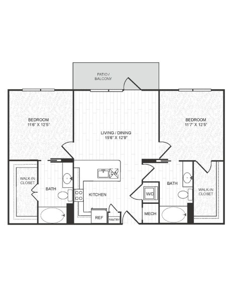 Floorplan - Moda Apartments