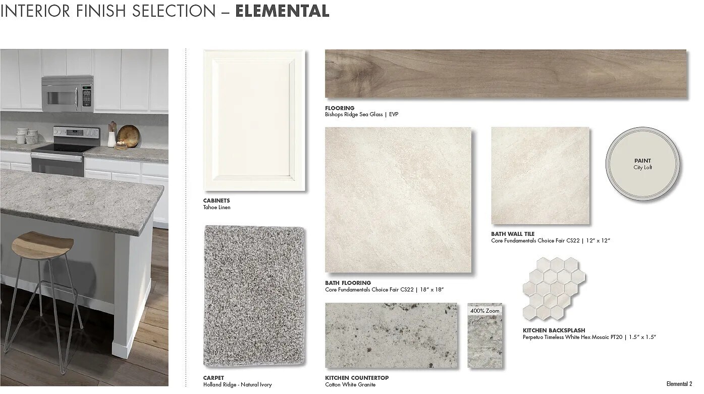 Finish materials - 9829 Heritage Run Ln