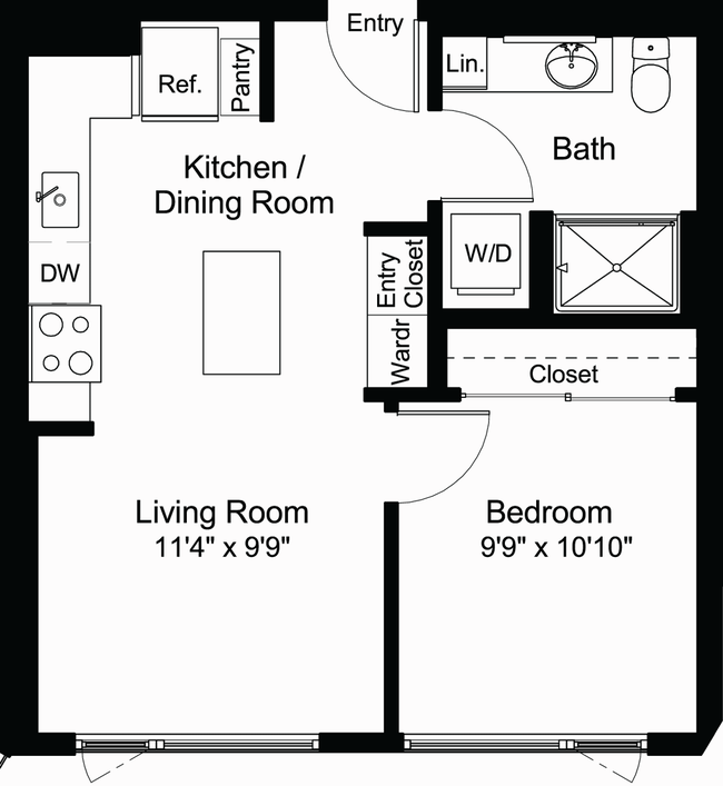 Floorplan - Chloe on Madison