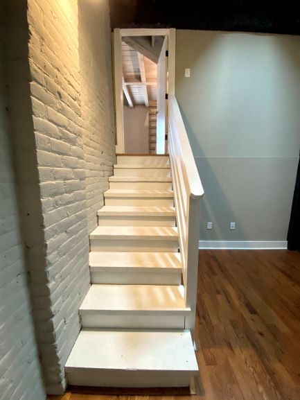 Stairs up to LR - 1016 Jefferson St