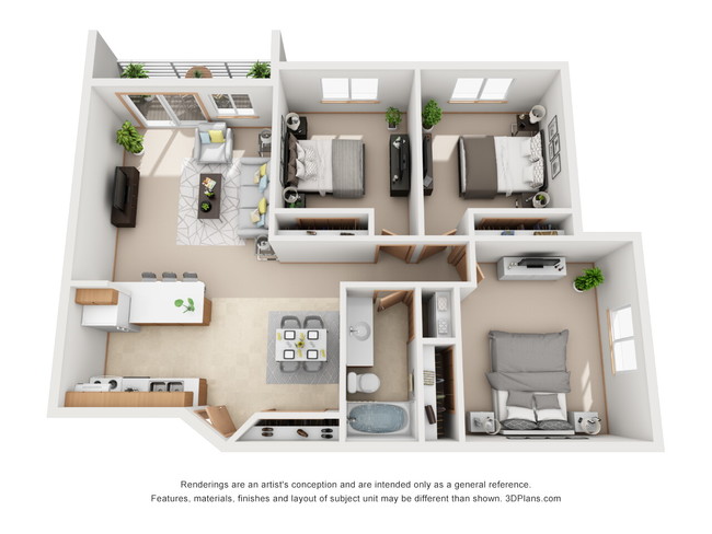 Floorplan - Wyndemere Apartments