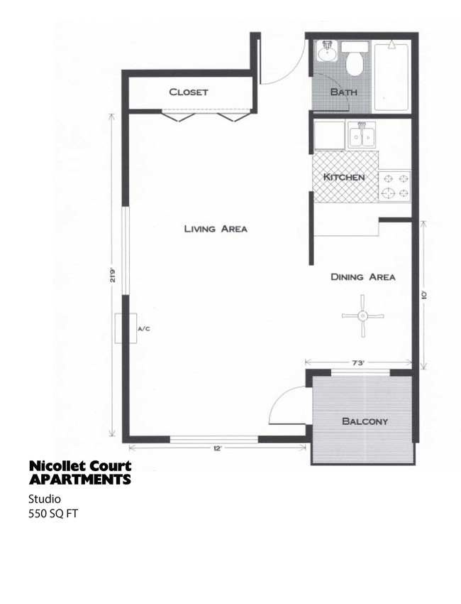 Floorplan - Nicollet Court