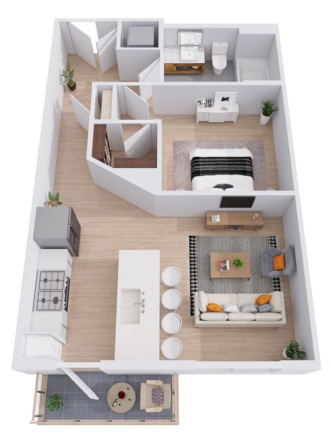 Floorplan - The Riviera on Semmes