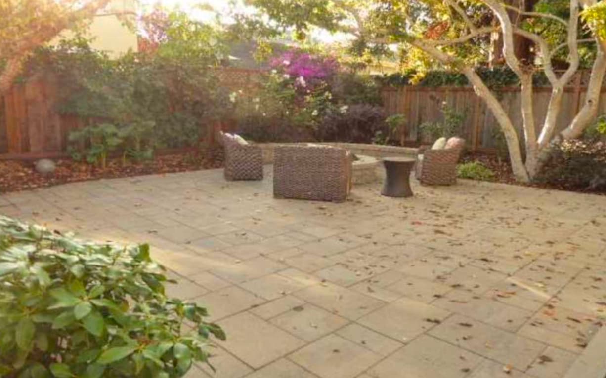 backyard with firepit - 1447 Laguna Ave