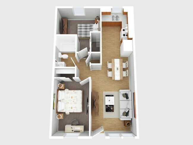 Floorplan - Holloway Street Apartments