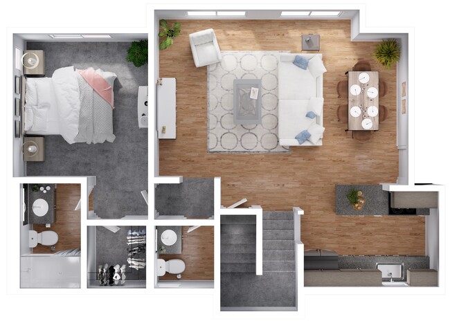 Floorplan - Riverview Apartments