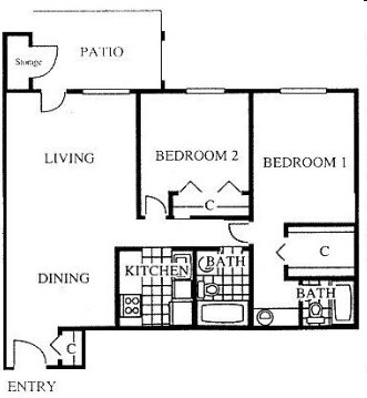 2BR/2BA - Peaks at Redington