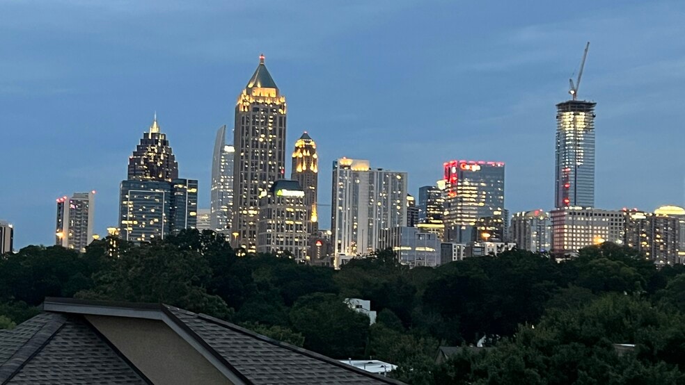 View of downtown from parking deck - 401 16th St NW