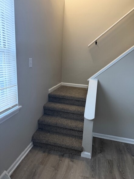 Stairs up to bedrooms - 3203 Island Rd