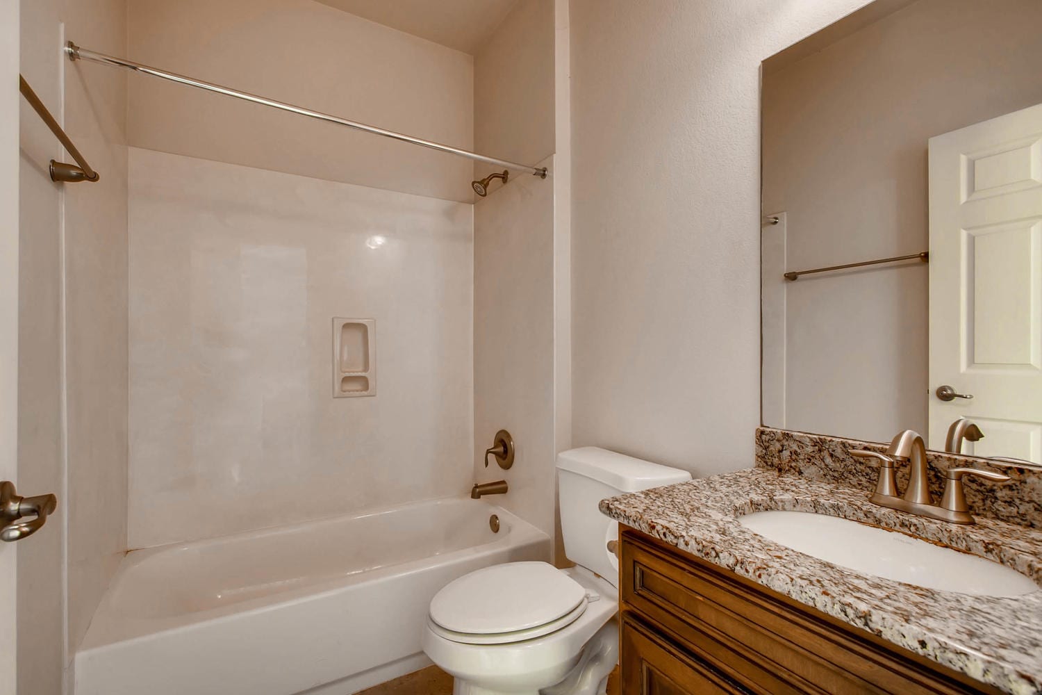Guest bathroom downstairs with granite countertops! - 1813 Carlson Drive