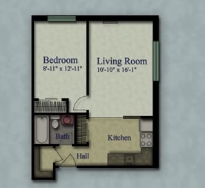 1BR/1BA - The Westgate