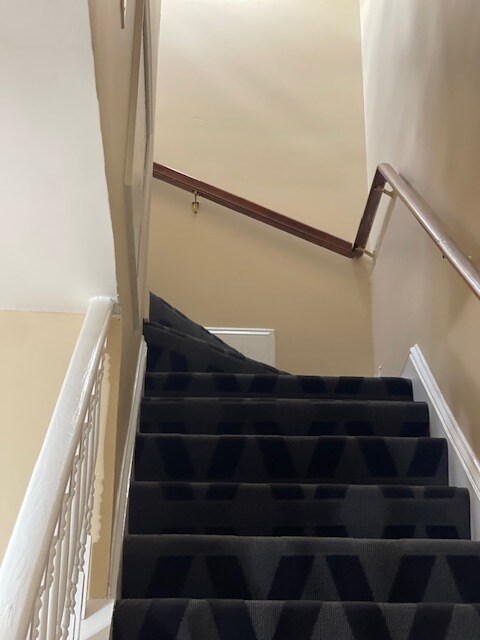 stairs to roof deck - - 1336 N Capitol St NW