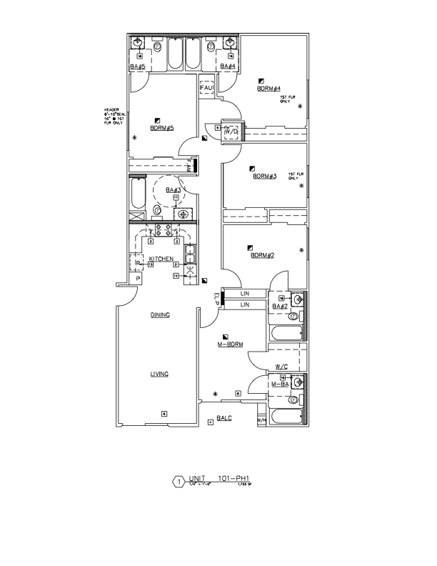 Floorplan - Blackburn La Cienega by Wiseman