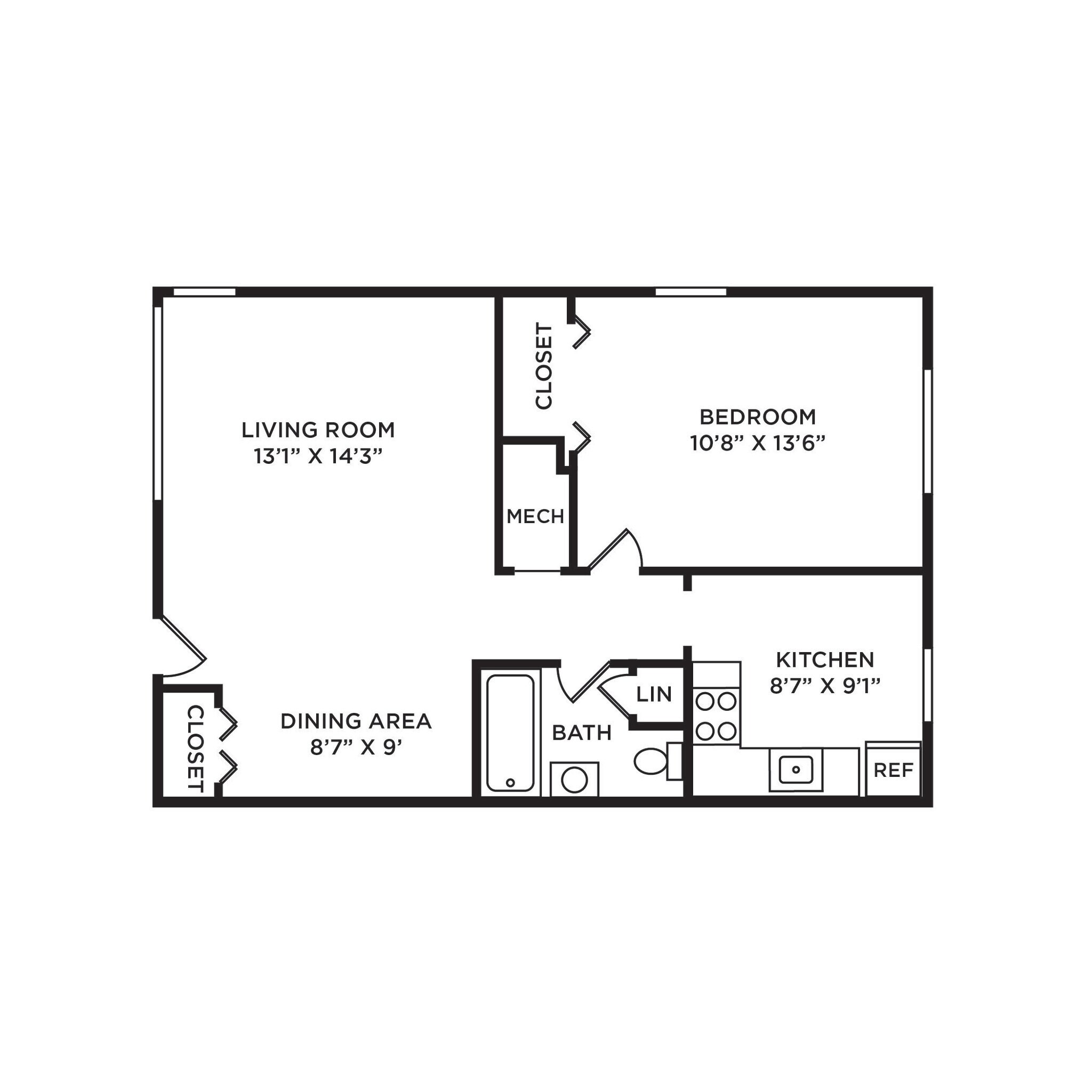 Blackhawk Apartment Homes 926 Congdon Ave Elgin IL 60120 Apartment