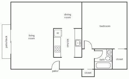 Floorplan - Crown East Apartments