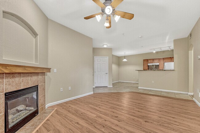 Living Room, Fireplace, Coat Closet, - 10805 Twenty Mile Rd