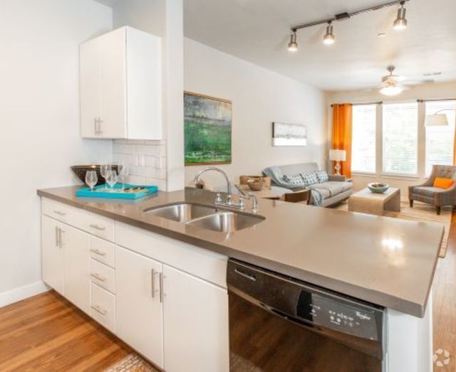 Stainless Steel Sink With Faucet - San Tropez Apartments & Townhomes