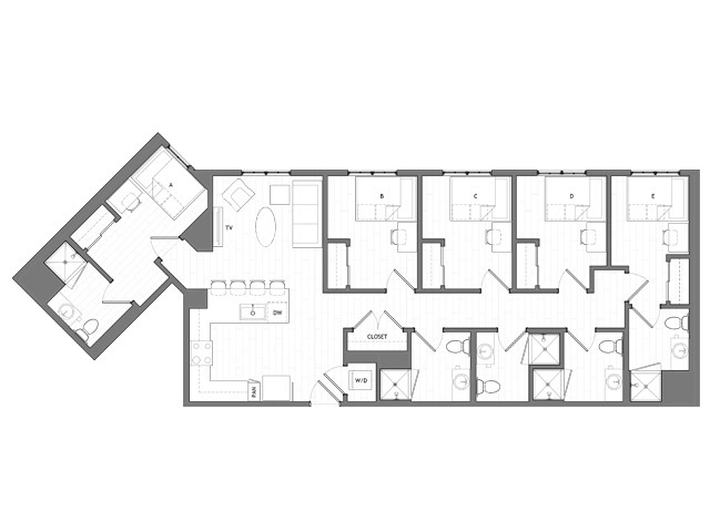 5x5 C - HERE Reno Student Apartments