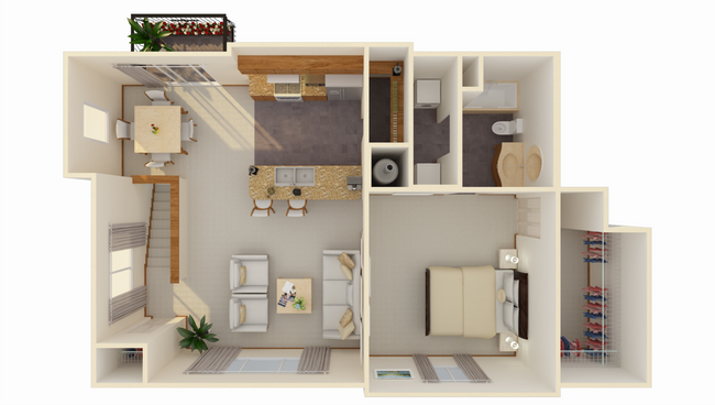 Floorplan - Watercress Apartments