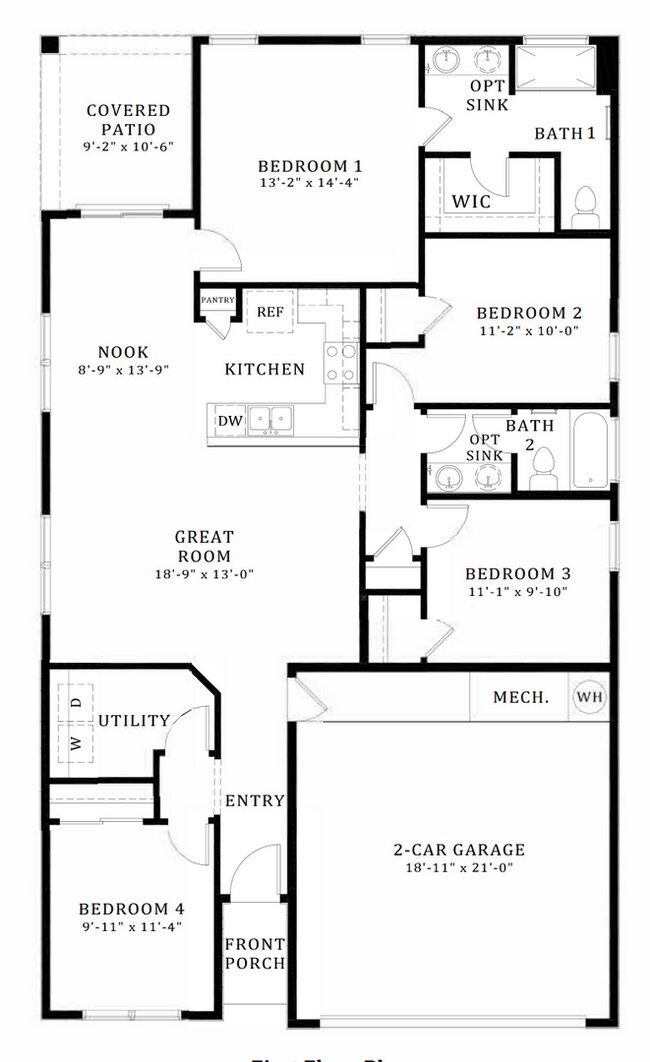 Building Photo - 4 bed 2 bath home in Huning Ranch! Newly B...