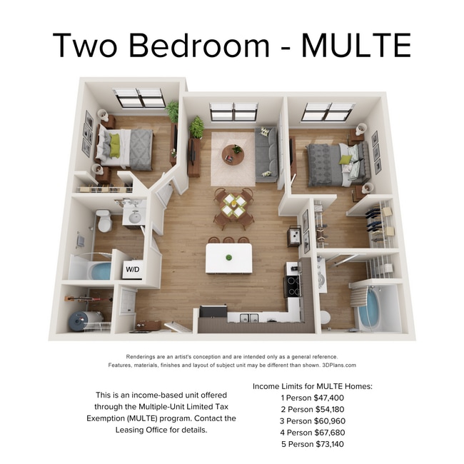 Floorplan - Prose Hayden Island