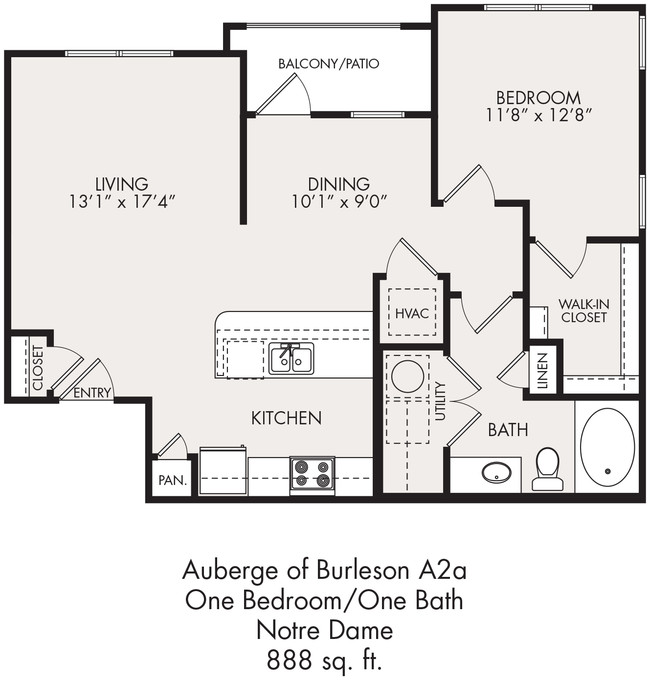 Floorplan - Auberge of Burleson