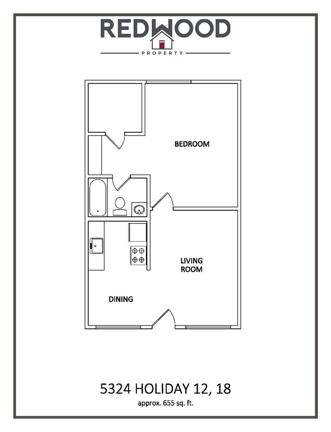 Floorplan - 5324 Holiday Dr.