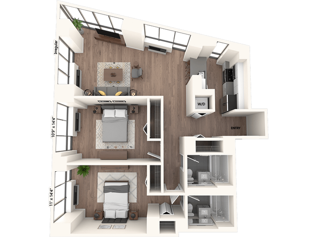 Floorplan - Avalon Bowery Place