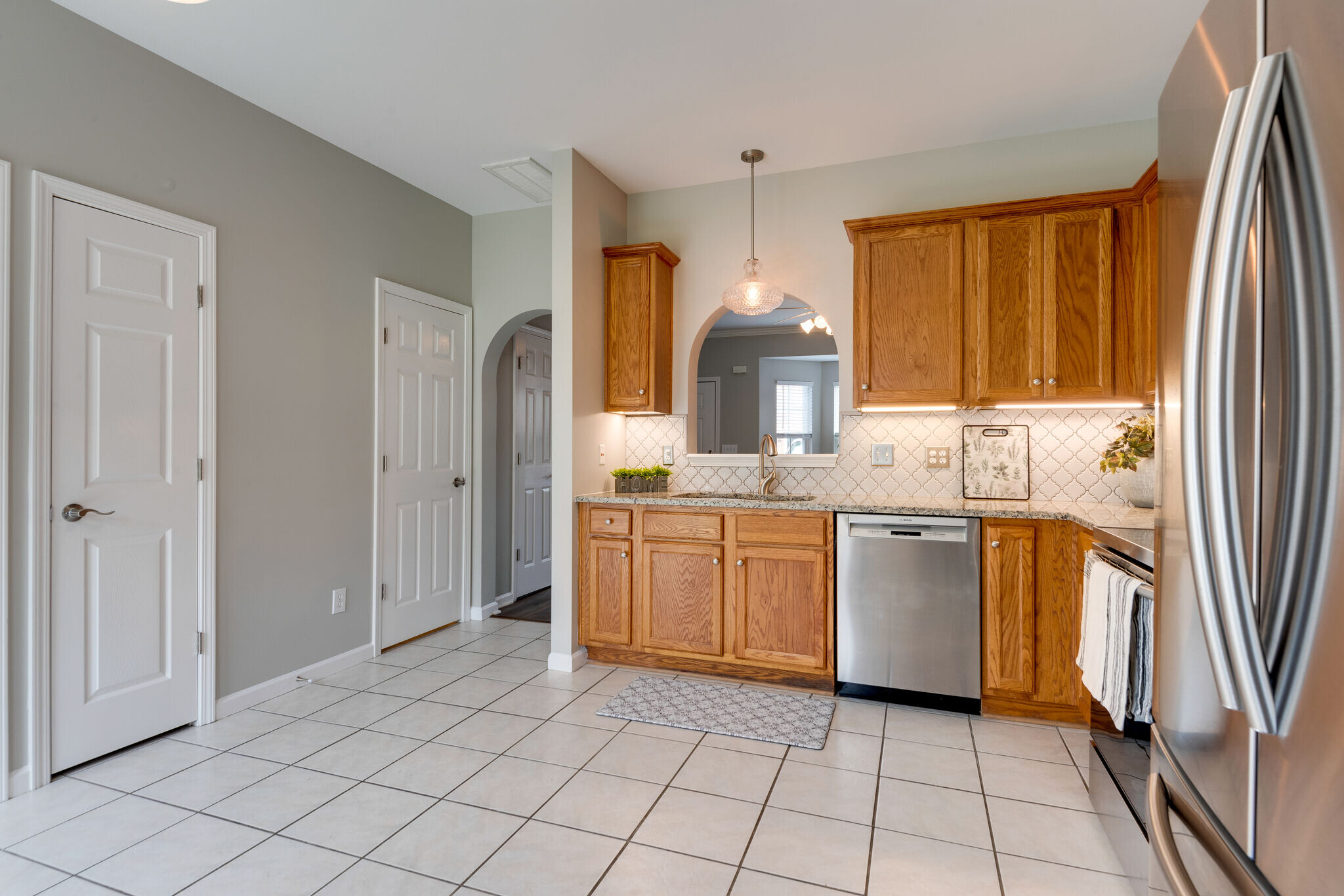 Kitchen looking back toward Living Area - 1101 Downs Blvd