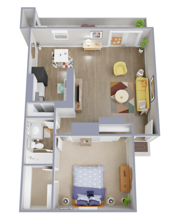 A5 Floorplan - Palatia Apartment Homes