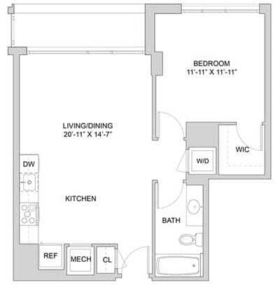 Floorplan - The Modern at Art Place