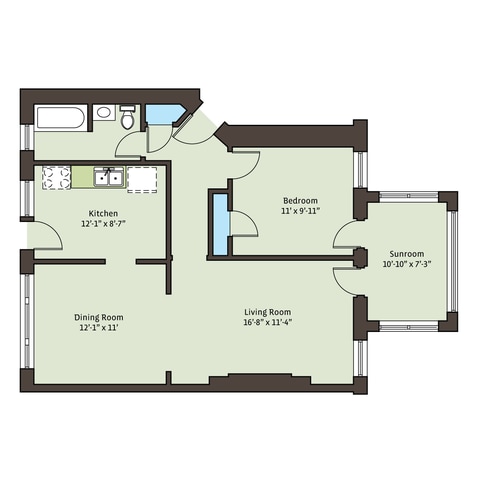 Floorplan - 5416 S. Woodlawn Avenue