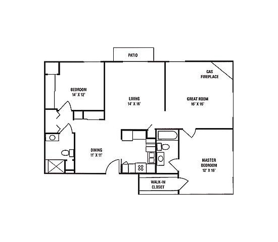 Floorplan - Ridgeview Highlands Apartments & Townhomes...