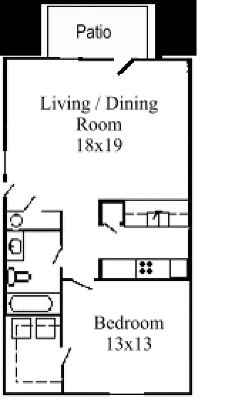 1 Bedroom Garden - Sanctuary Apartments