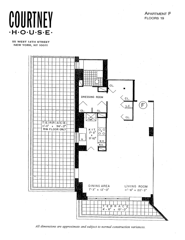 Floorplan - Courtney House
