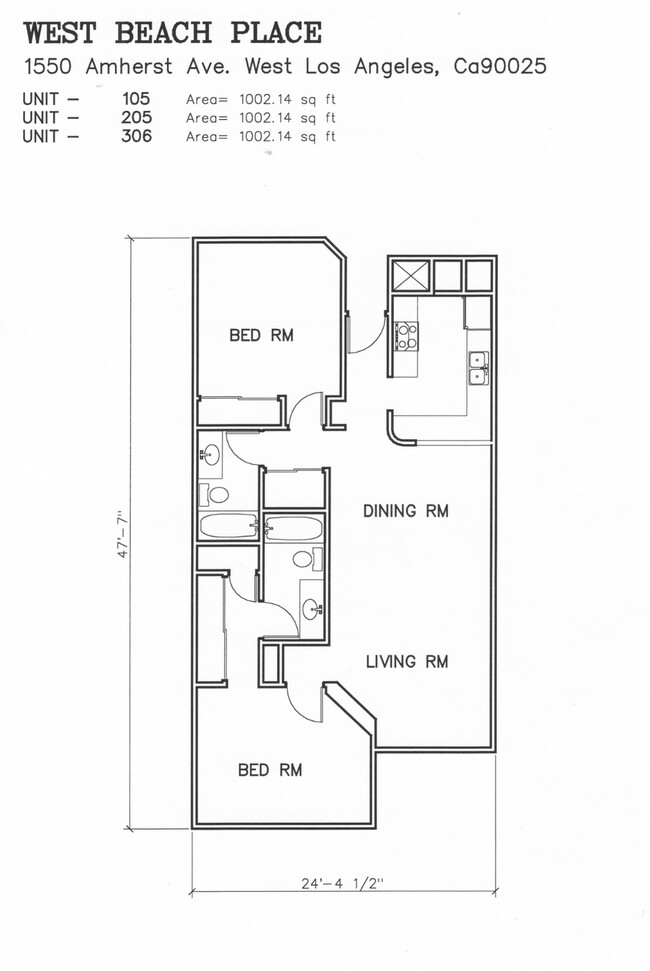 Floorplan - Westbeach Place