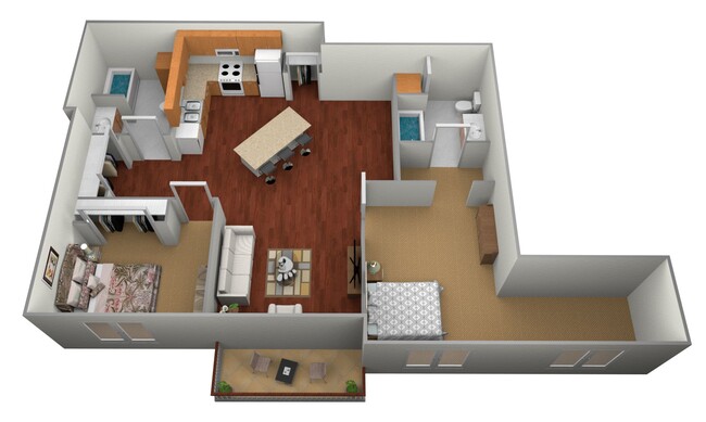 Floorplan - Pelican Heights Apartments