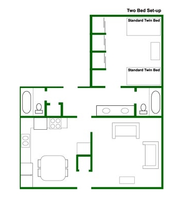 2BR/2BA - Bountiful Court Apartments