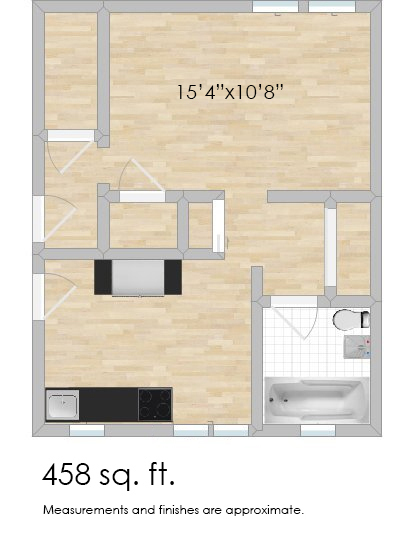 Floorplan - 425-431 N. Humphrey Ave.