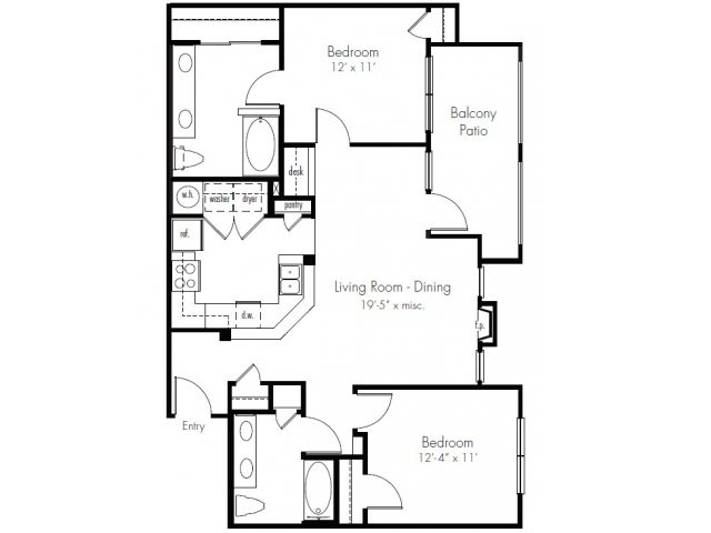 Floorplan - The Palms at Briarwood