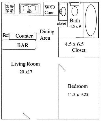 1BR/1BA - Carmel Spring