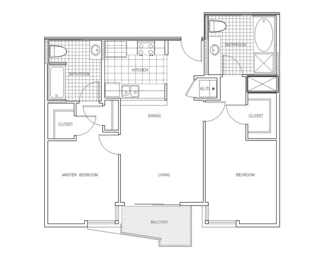 Sorrento 2x2 floor plan PR SM Sorrento LLC - PR SM Sorrento LLC