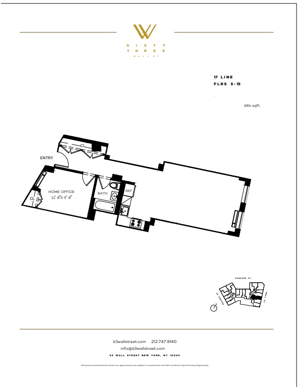 Floorplan - 63 Wall Street