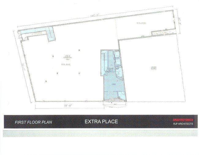 Ground Floor, 7786 SF - Extra Place Apartments