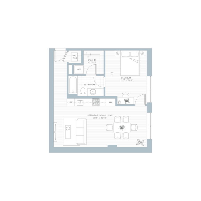 Floorplan - Lofts at Abrams Fixtures