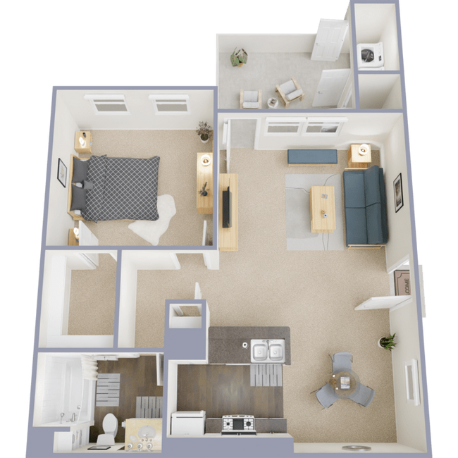 Plan2_710_Overhead_686688.png - Laurel Terrace Apartment Homes