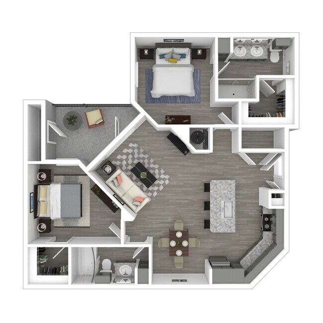 Floorplan - Palladium Park Row Katy