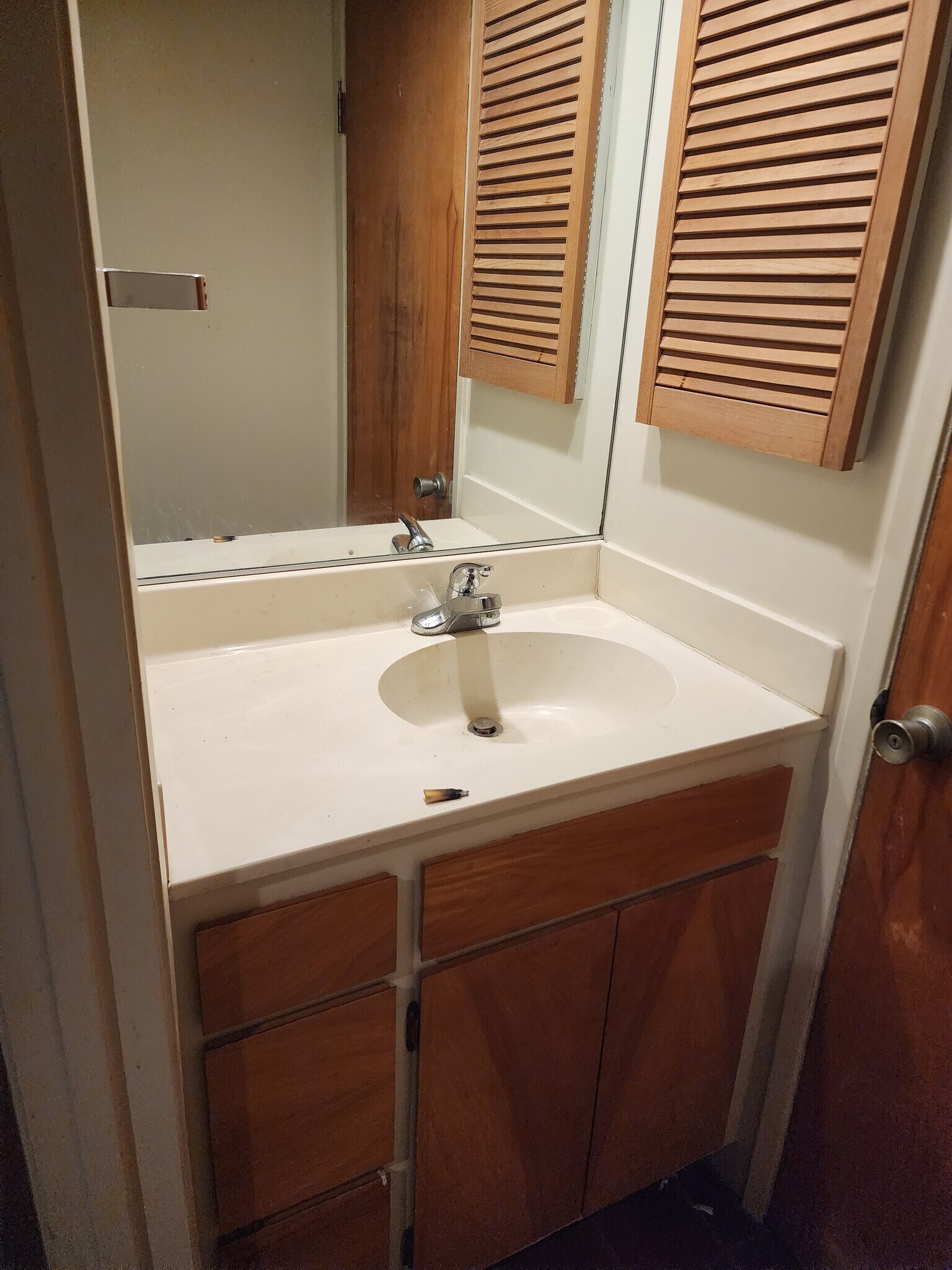 Downstairs bedroom with vanity - 2635 Hollyridge Dr