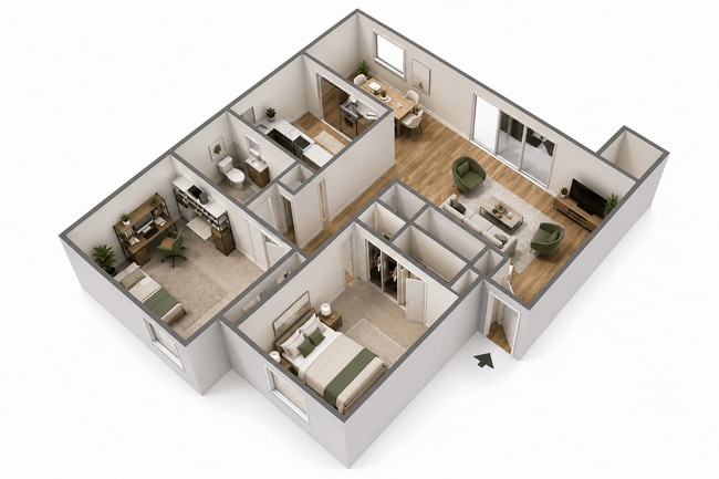 Floorplan - Pickwick Farms Apartments